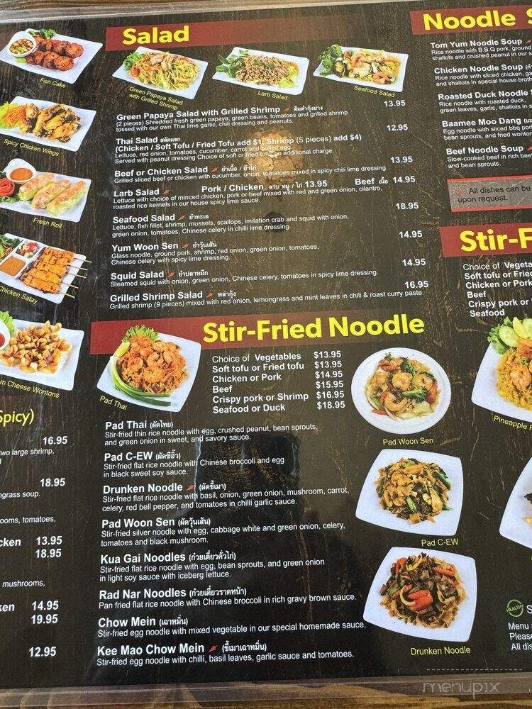 Northern Thai Cuisine - Los Angeles, CA menu_pic