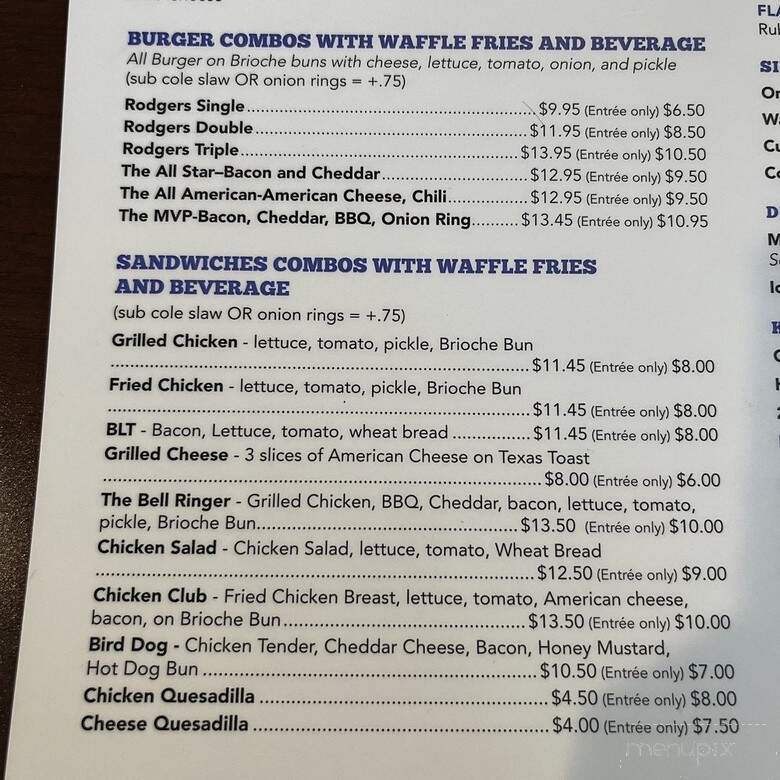 Rodgers Bros - Cullowhee, NC menu_pic