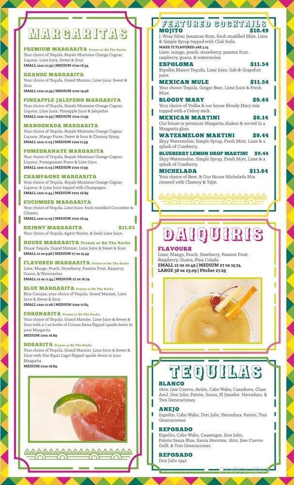 Maria's Mexican Cuisine - Katy, TX menu_pic