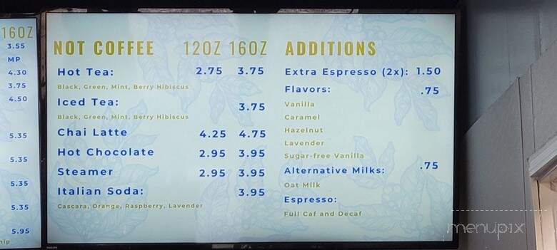 Grand Strand Coffee - Myrtle Beach, SC menu_pic