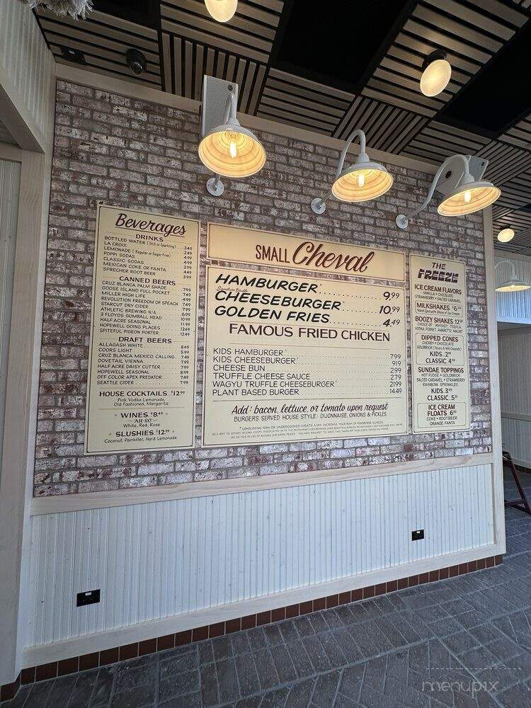 Small Cheval - Rosemont, IL menu_pic