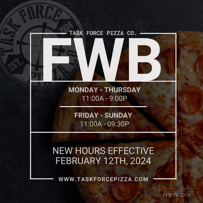 Task Force Pizza - Fort Walton Beach, FL menu_pic