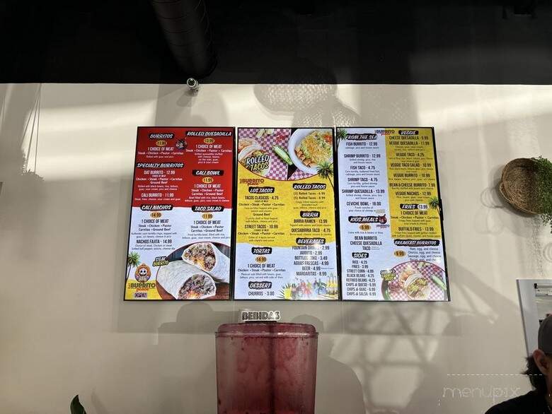 Dat Burrito Place - Destin, FL menu_pic