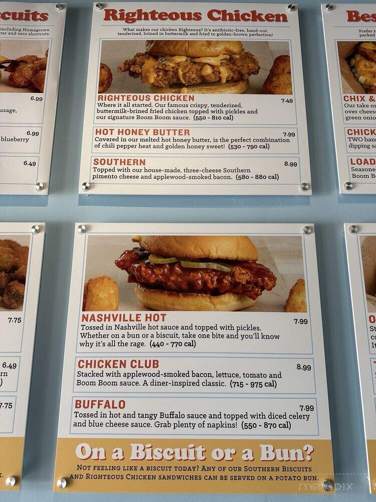 Rise Southern Biscuits & Righteous Chicken - San Diego, CA menu_pic