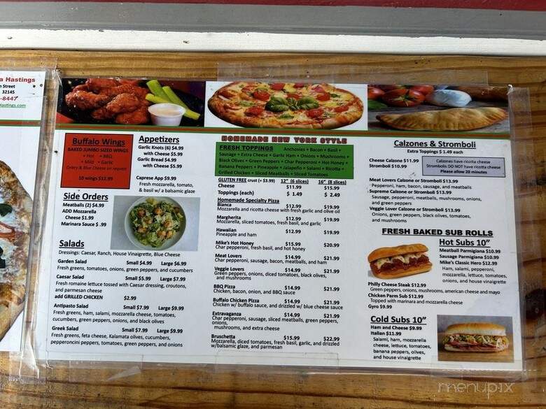 Main Street Pizza - Hastings, FL menu_pic