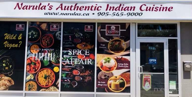 Narula's Authentic Indian Cuisine - Hamilton, ON menu_pic