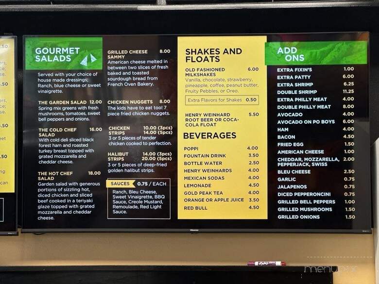 Tommy's Burger Stop - Anchorage, AK menu_pic