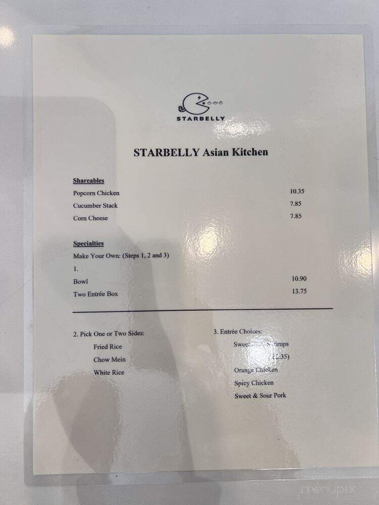 Starbelly Asian Kitchen - Montclair, CA menu_pic