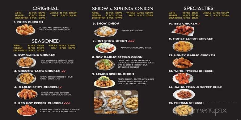 92 Chicken - Pooler, GA menu_pic