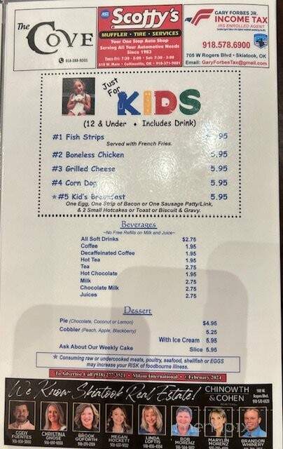 Crescent Cafe - Skiatook, OK menu_pic