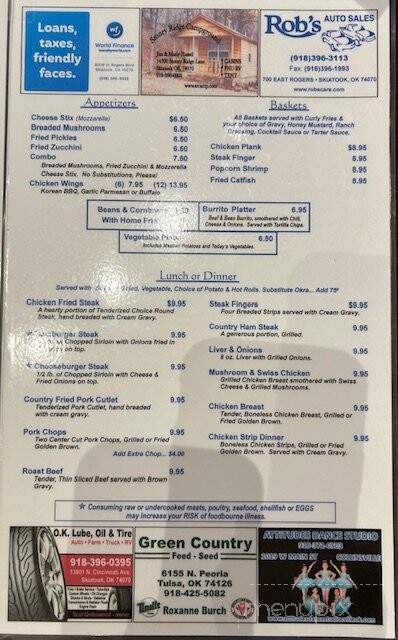 Crescent Cafe - Skiatook, OK menu_pic