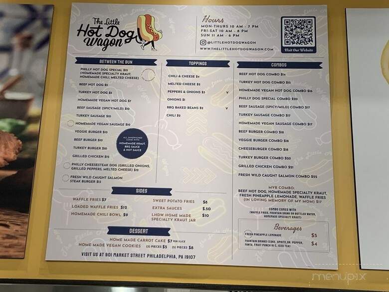 The Little Hot Dog Wagon - Philadelphia, PA menu_pic