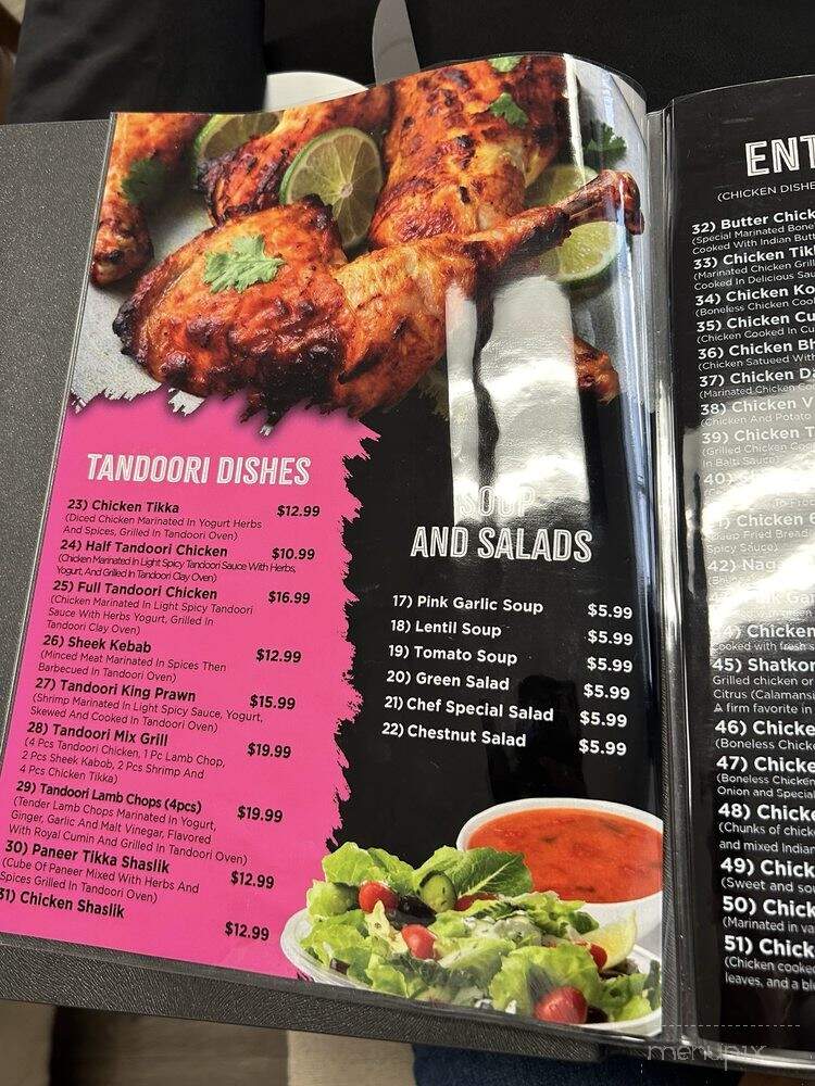 Pink Garlic Indian Cuisine - Allen Park, MI menu_pic