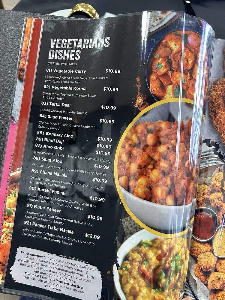 Pink Garlic Indian Cuisine - Allen Park, MI menu_pic