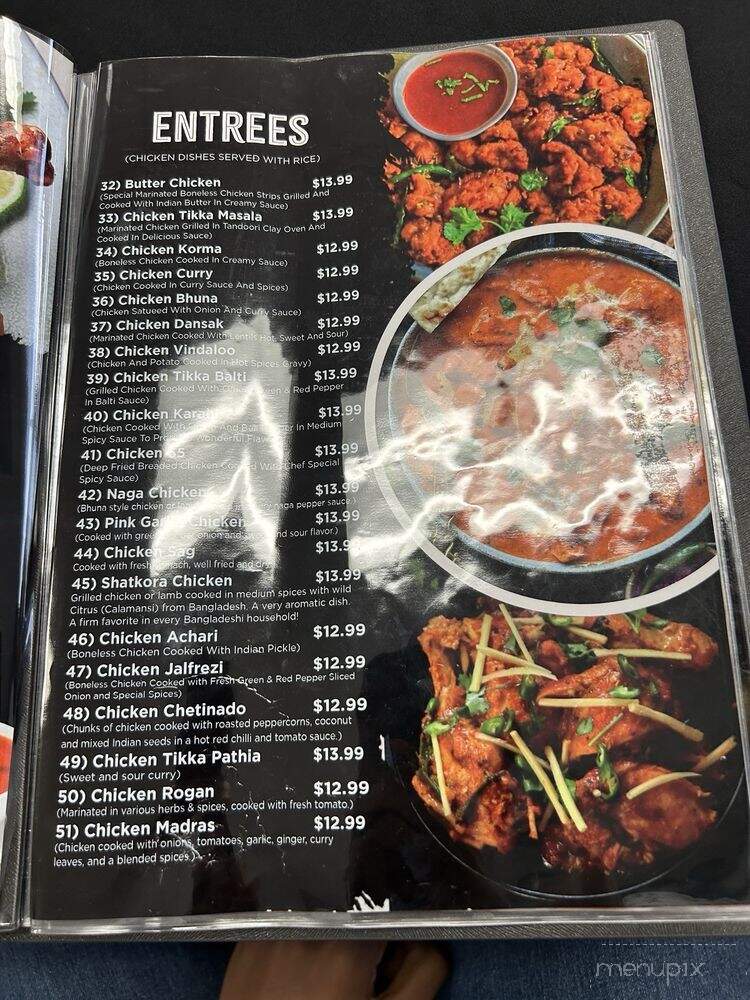 Pink Garlic Indian Cuisine - Allen Park, MI menu_pic