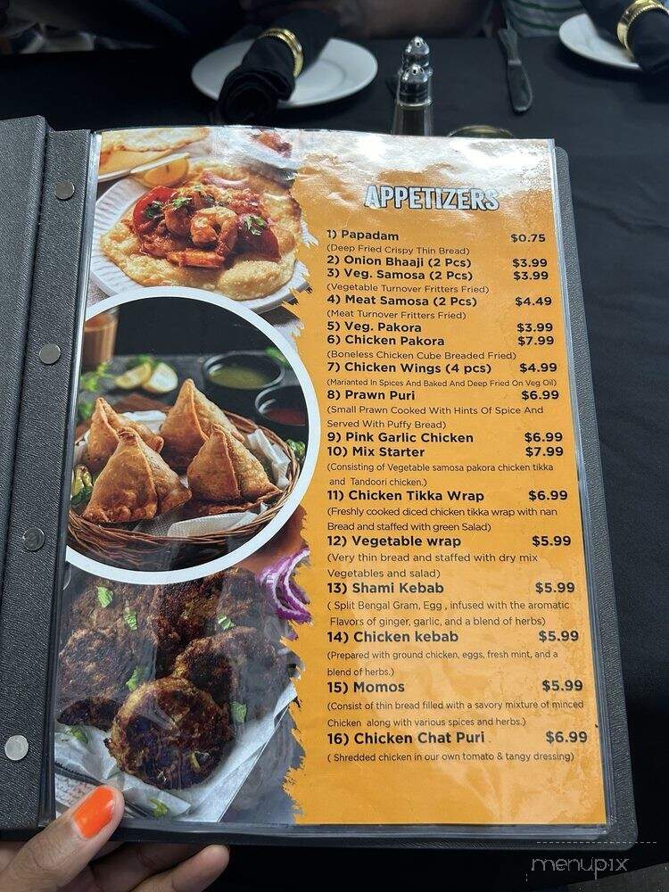Pink Garlic Indian Cuisine - Allen Park, MI menu_pic