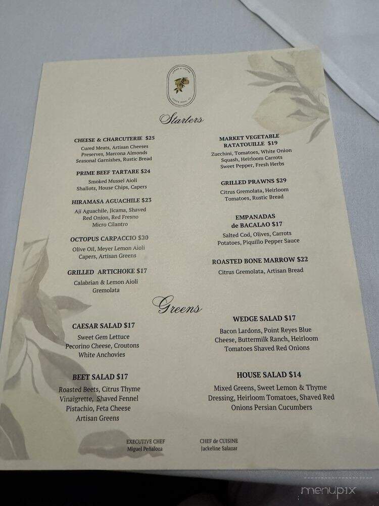 Lemon & Thyme - Costa Mesa, CA menu_pic