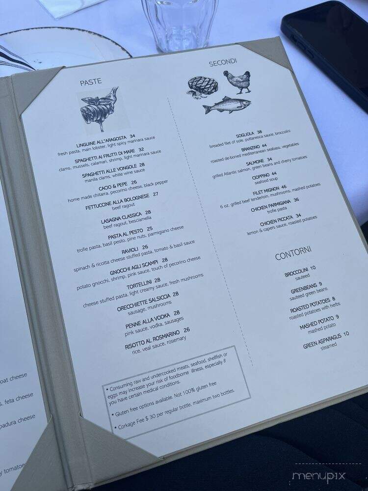 Molo - Newport Beach, CA menu_pic