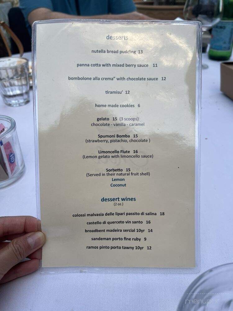 Molo - Newport Beach, CA menu_pic