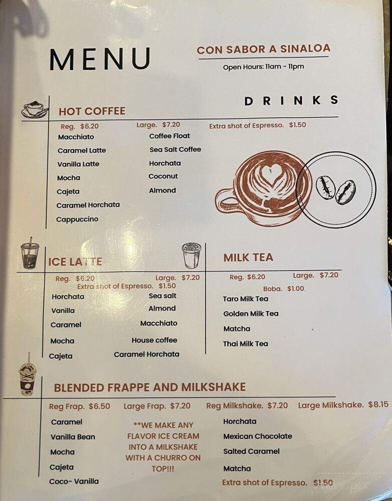 Con Sabor A Sinaloa - Riverside, CA menu_pic