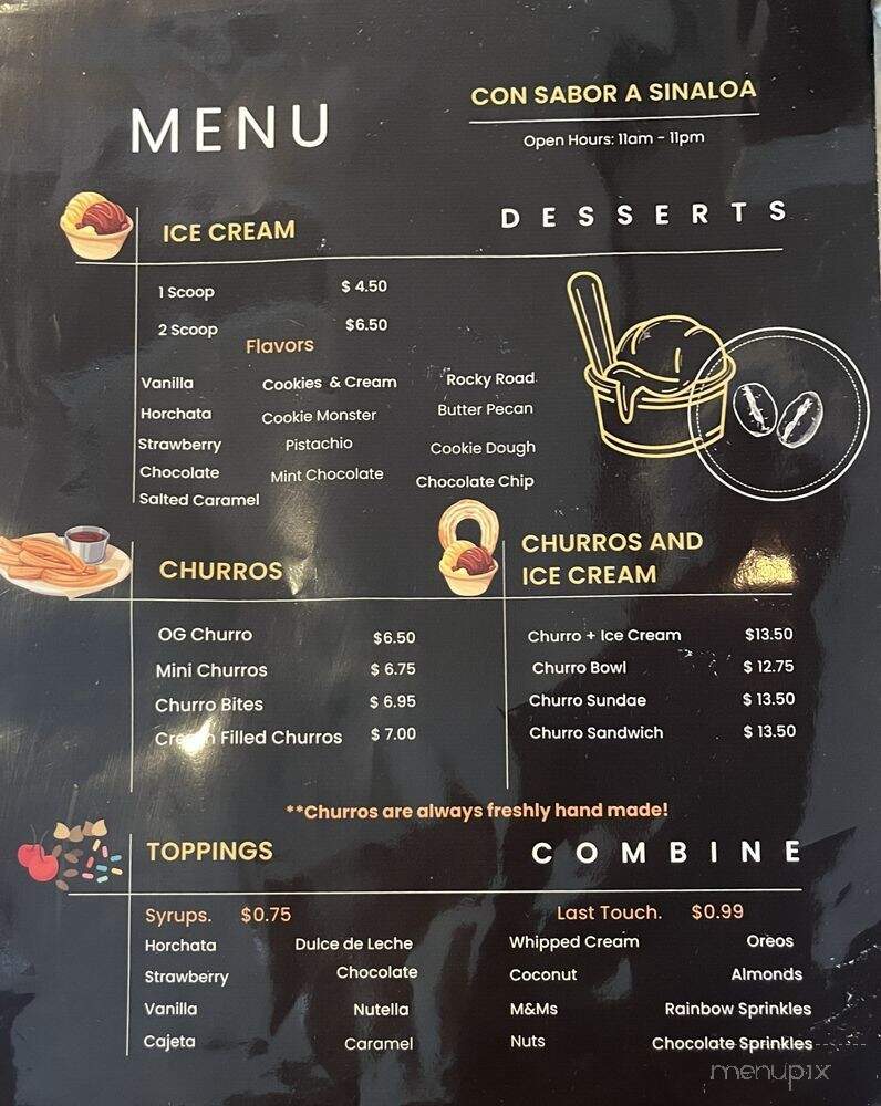 Con Sabor A Sinaloa - Riverside, CA menu_pic