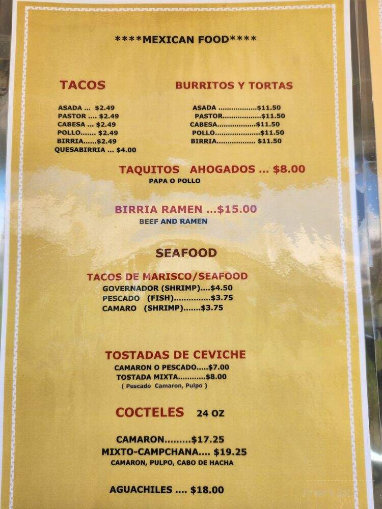 The Big Shrimp - Riverside, CA menu_pic
