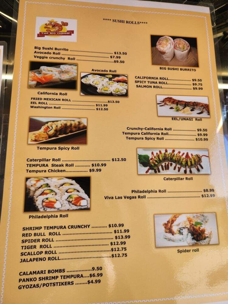 The Big Shrimp - Riverside, CA menu_pic