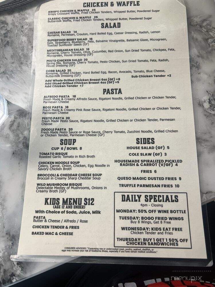 Krispy Chicken - Weston, FL menu_pic