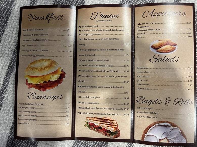 Bella Panini Cafe - Fort Lauderdale, FL menu_pic
