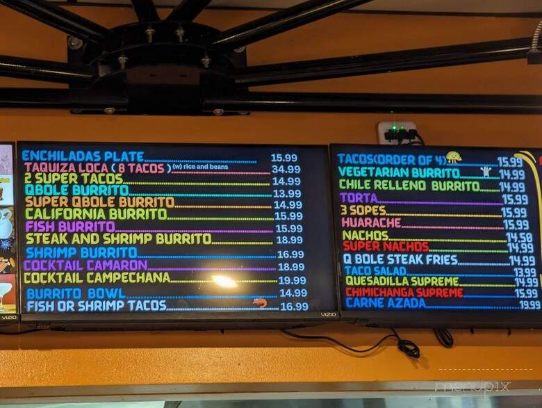 QBole - Dillon, CO menu_pic