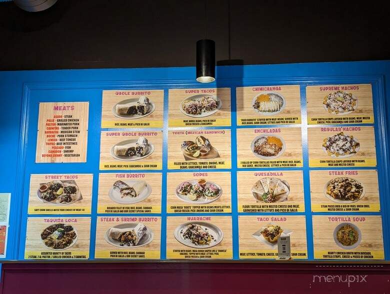 QBole - Dillon, CO menu_pic