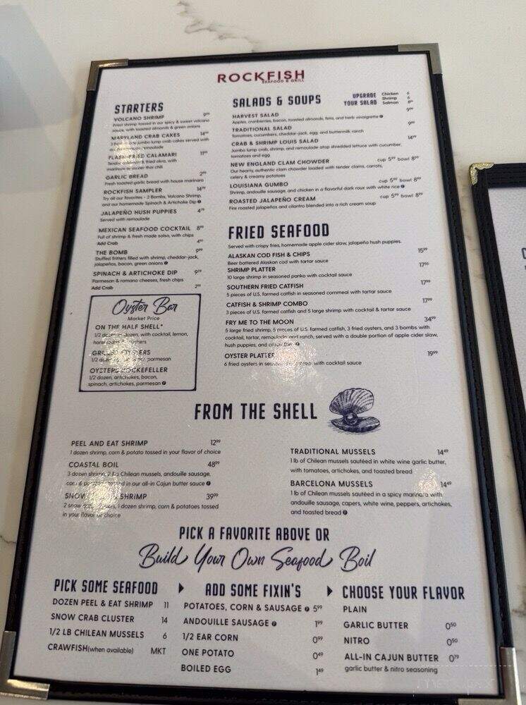 Rock Fish Seafood & Grill - Fort Worth, TX menu_pic