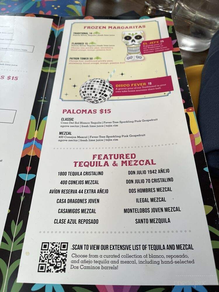 Dos Caminos - Charlotte, NC menu_pic