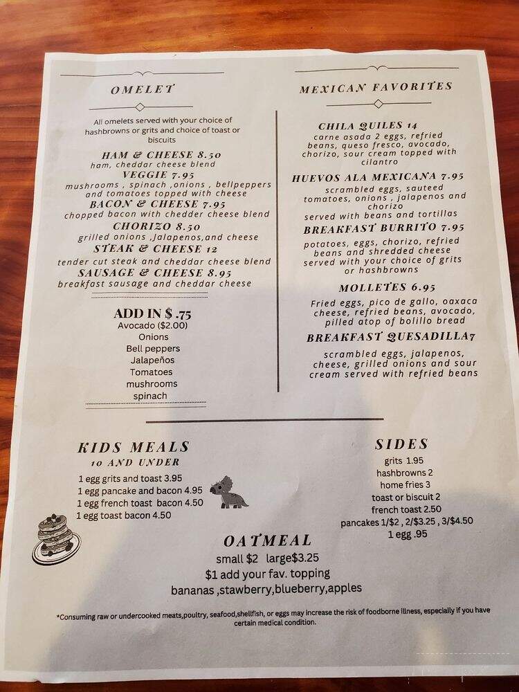 Torito Grill - Pearl River, LA menu_pic