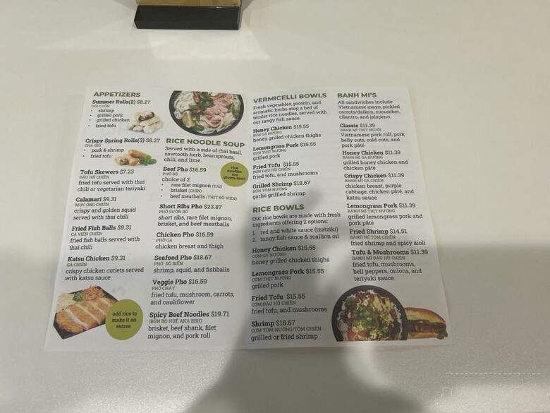 Saigon Eats - King of Prussia, PA menu_pic