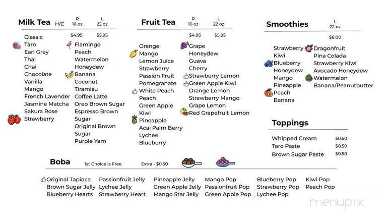 Tea Fresh - Poughkeepsie, NY menu_pic
