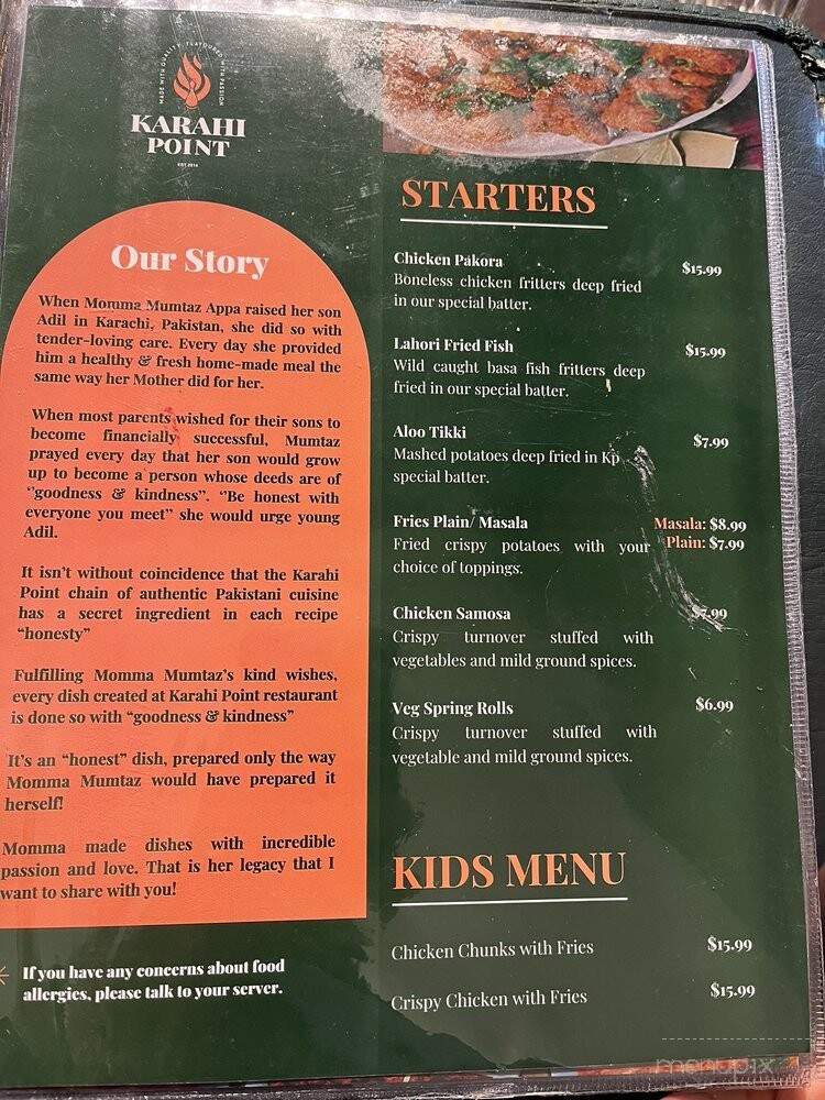 Karahi Point - Ottawa, ON menu_pic