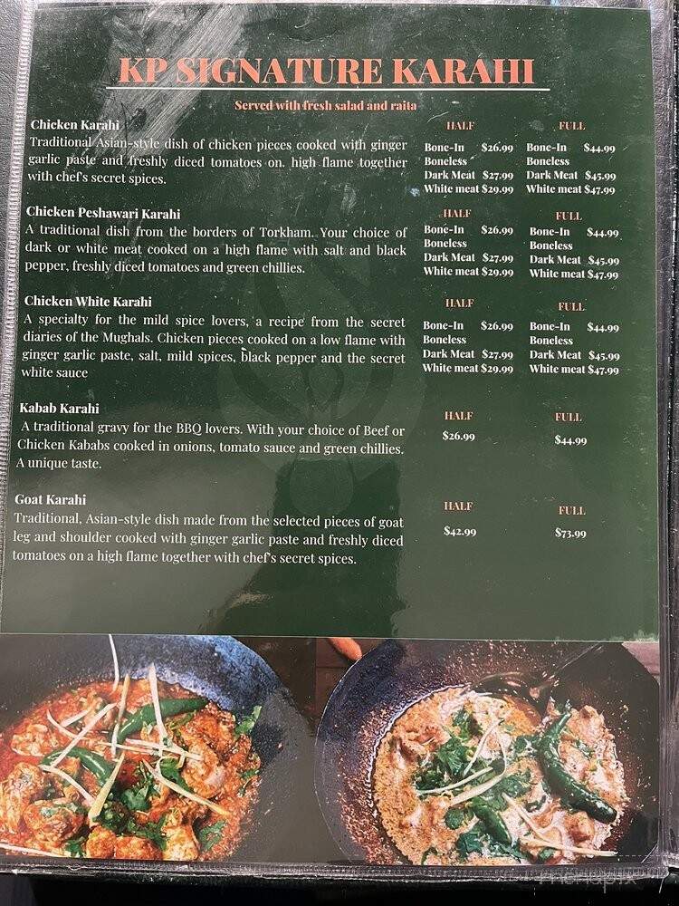 Karahi Point - Ottawa, ON menu_pic