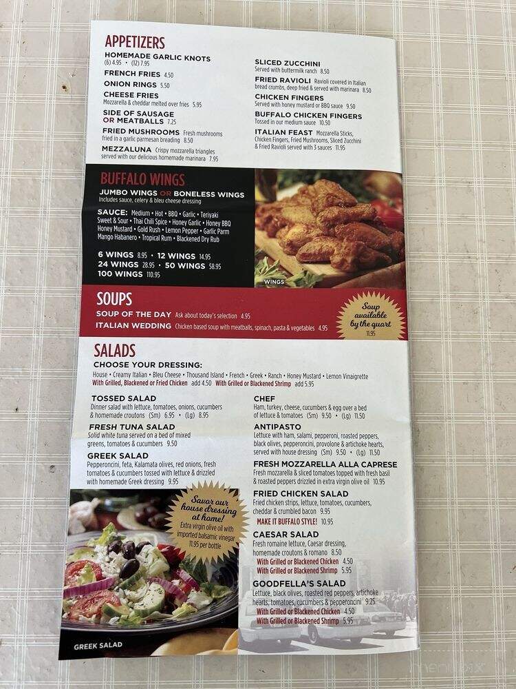 Goodfella's Pizza - Sebastian, FL menu_pic