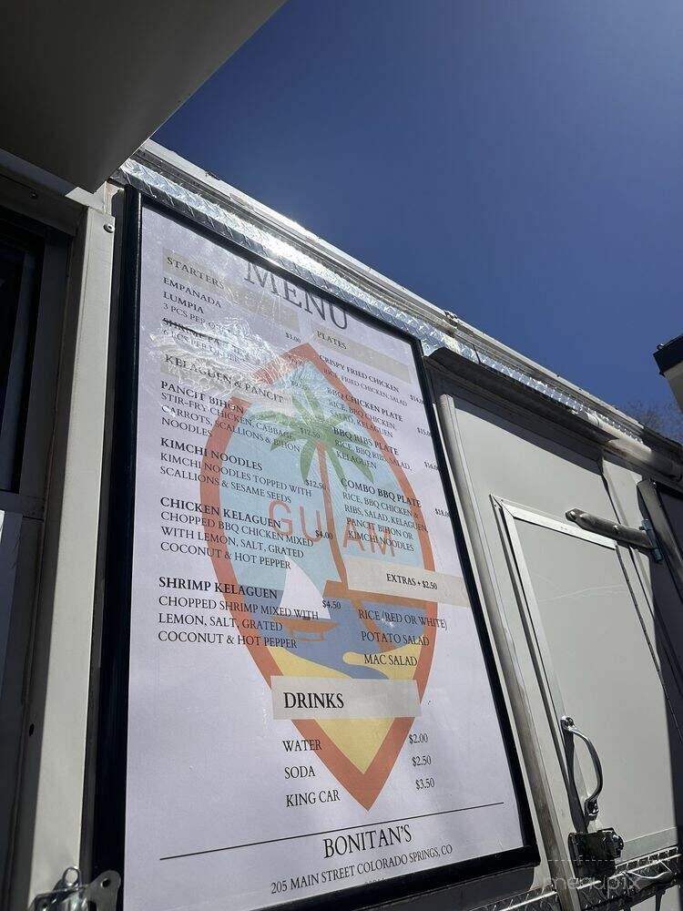 Bonitan - Colorado Springs, CO menu_pic