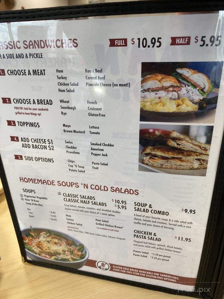 Ham'N Goodys - Sevierville, TN menu_pic
