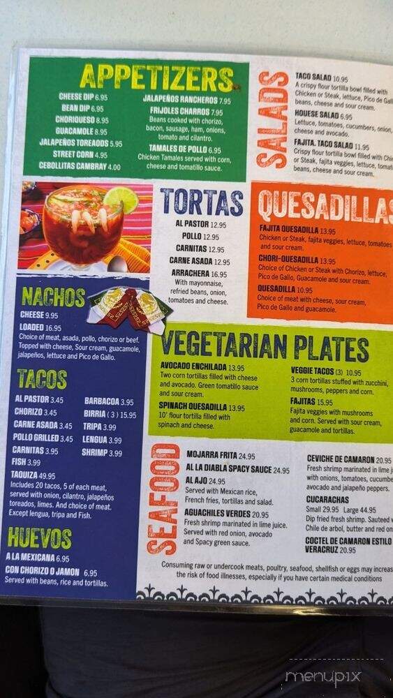 El Pastorcito - Mogadore, OH menu_pic