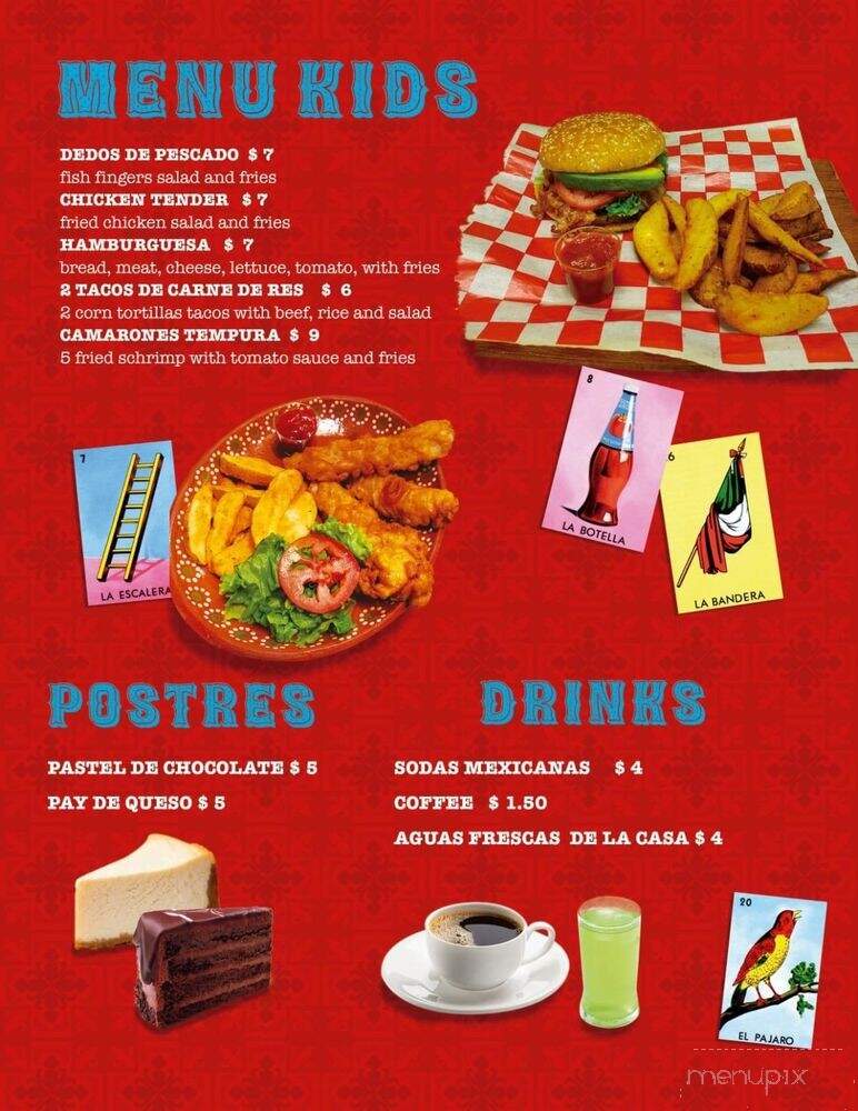 Restaurant Las Cazuelas Grill - Big Spring, TX menu_pic