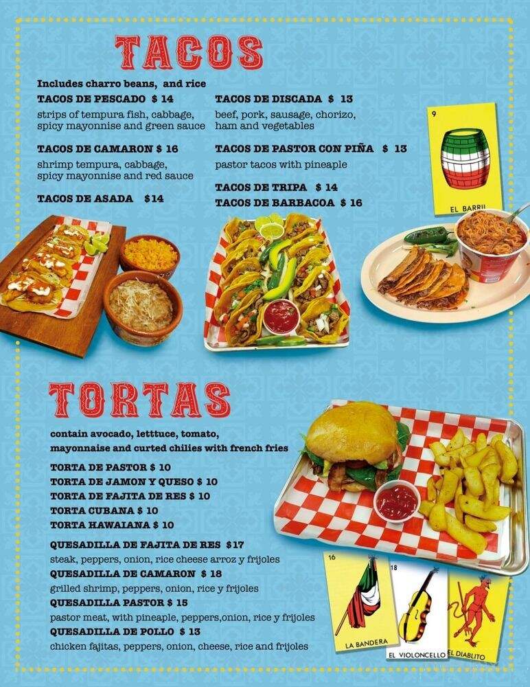 Restaurant Las Cazuelas Grill - Big Spring, TX menu_pic