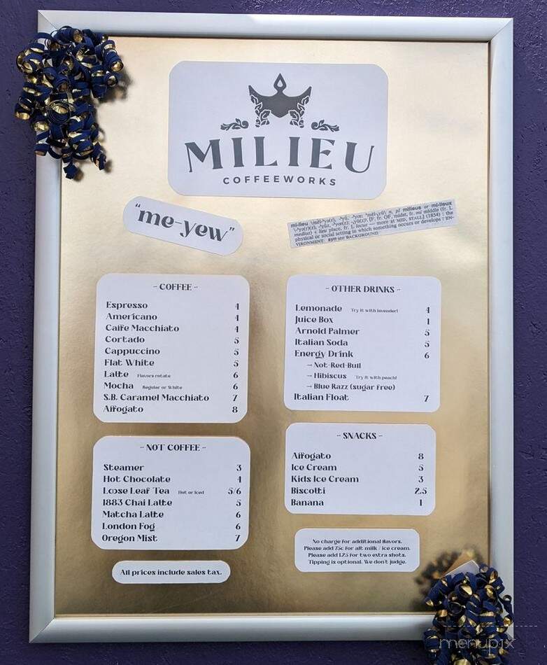 Milieu Coffeeworks - Richland, WA