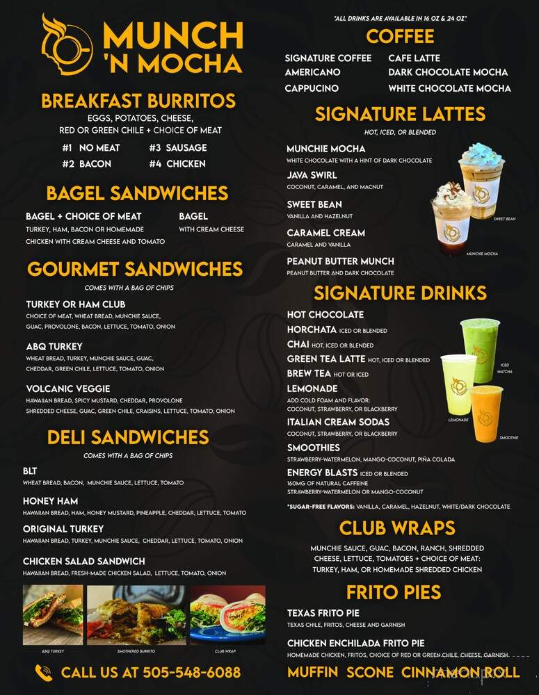 Munch 'N Mocha - Albuquerque, NM menu_pic
