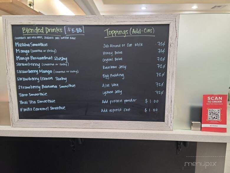 Organic Teahouse Express - Victorville, CA menu_pic