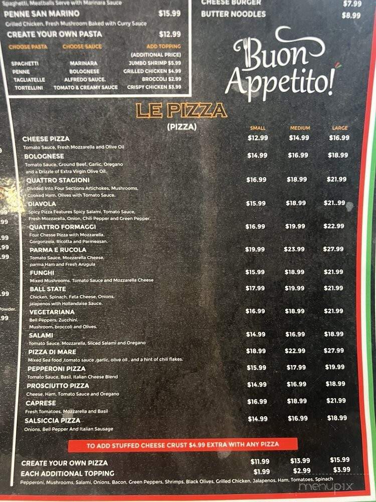 Lacasa Resturant and Bar - Muncie, IN menu_pic