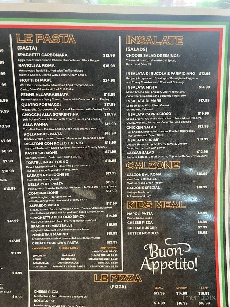 Lacasa Resturant and Bar - Muncie, IN menu_pic