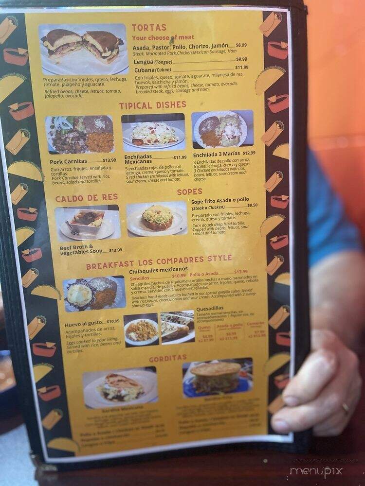 Los Compadres Mexican Restaurant - Frankfort, IN menu_pic